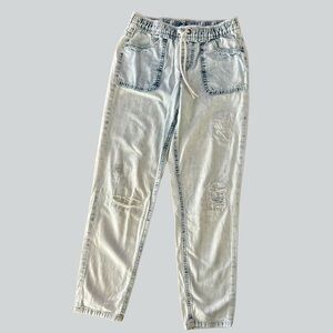 Justice Girlfriend Bleach-Washed Jeans